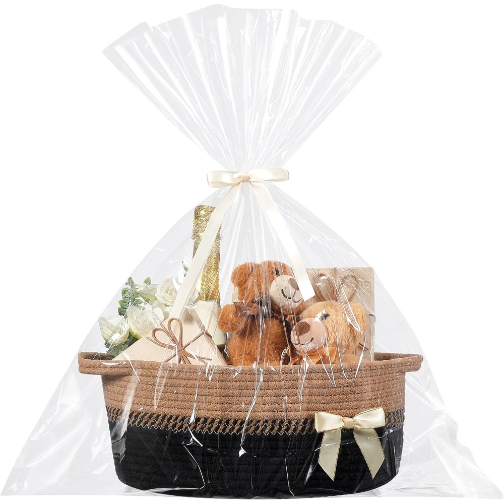 Gift Box Wrap Set - Woven Basket for Gift Empty with