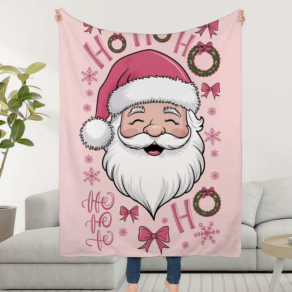 Pink Christmas Blanket Throw S – Christmas Throw Blanket recenzja i cena