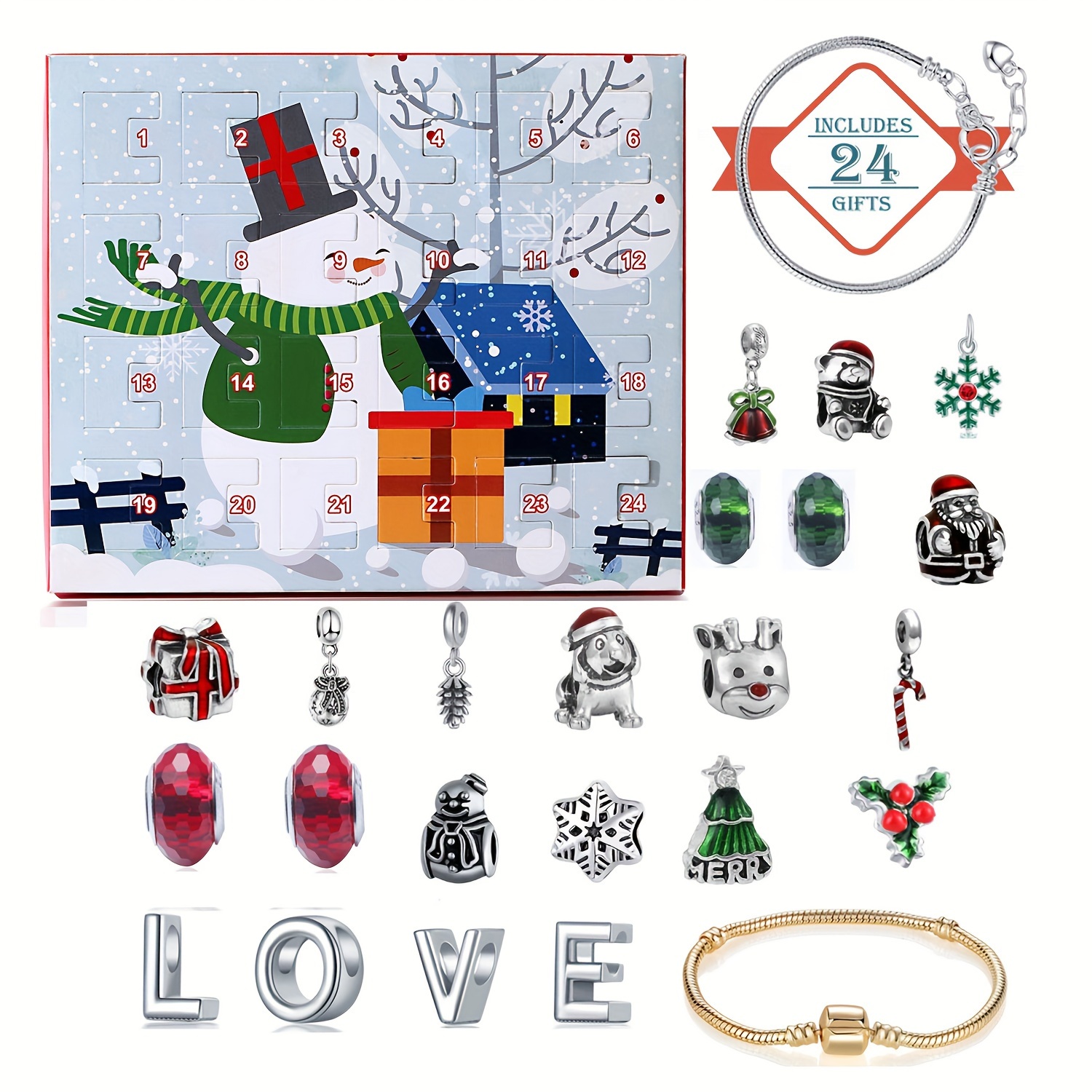 Snowman Christmas Advent Calen – Advent Calendar Gift recenzja i cena
