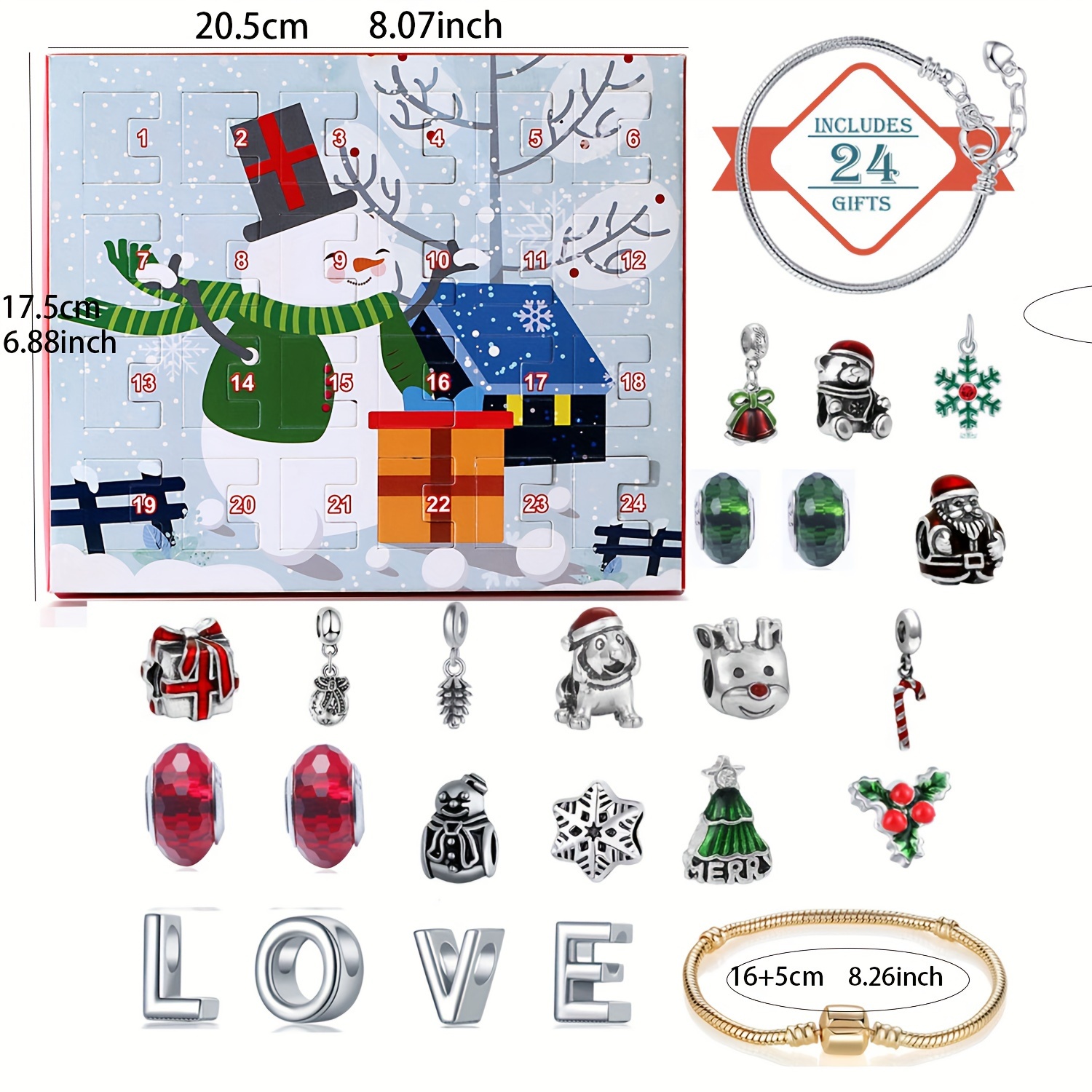 Snowman Christmas Advent Calen – Advent Calendar Gift recenzja i cena