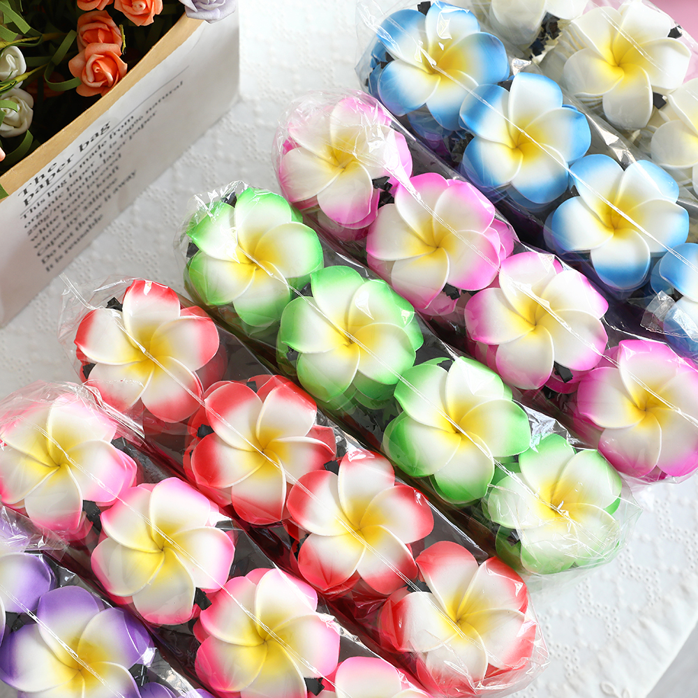 10PCS Hawaiian PE Foam Plumeri – Christmas Wreath Fake recenzja i cena