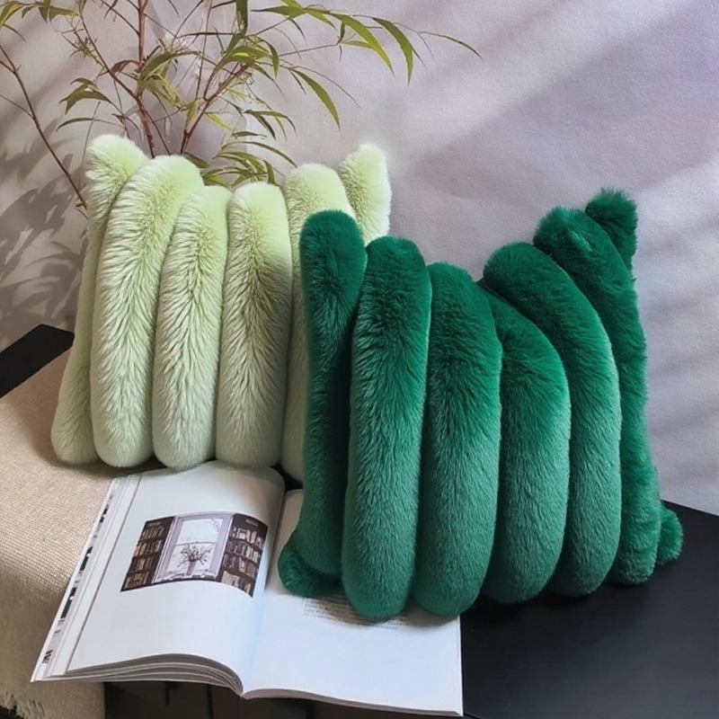 Christmas green imitation rabb – Christmas Throw Blanket recenzja i cena