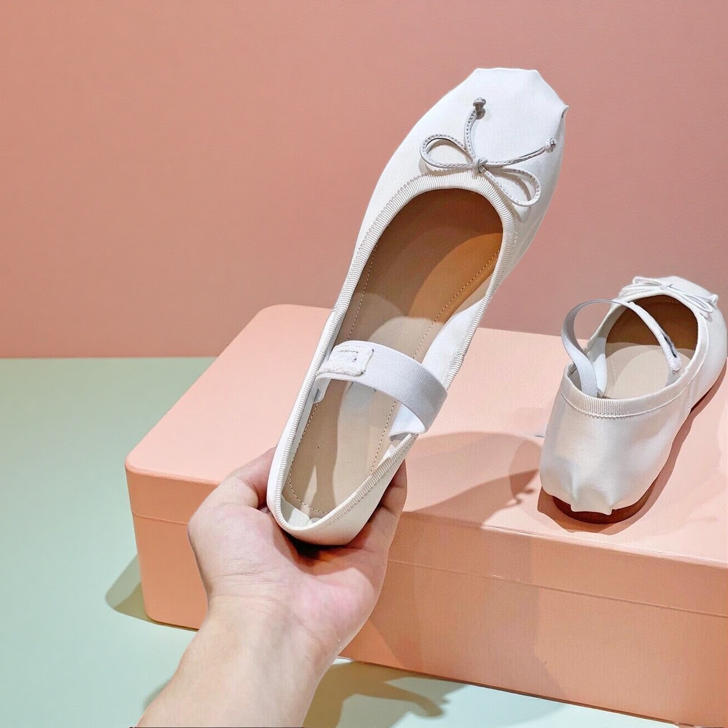 26SS Luxury Ballet Flats, Wome – Ribbon Bow Gift recenzja i cena