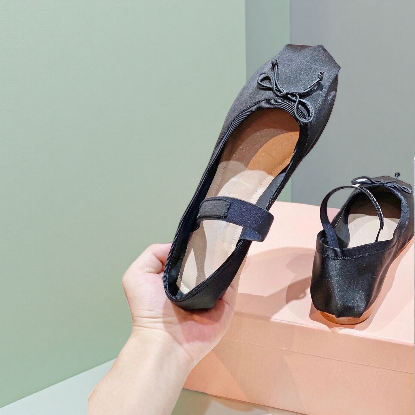 26SS Luxury Ballet Flats, Wome – Ribbon Bow Gift recenzja i cena