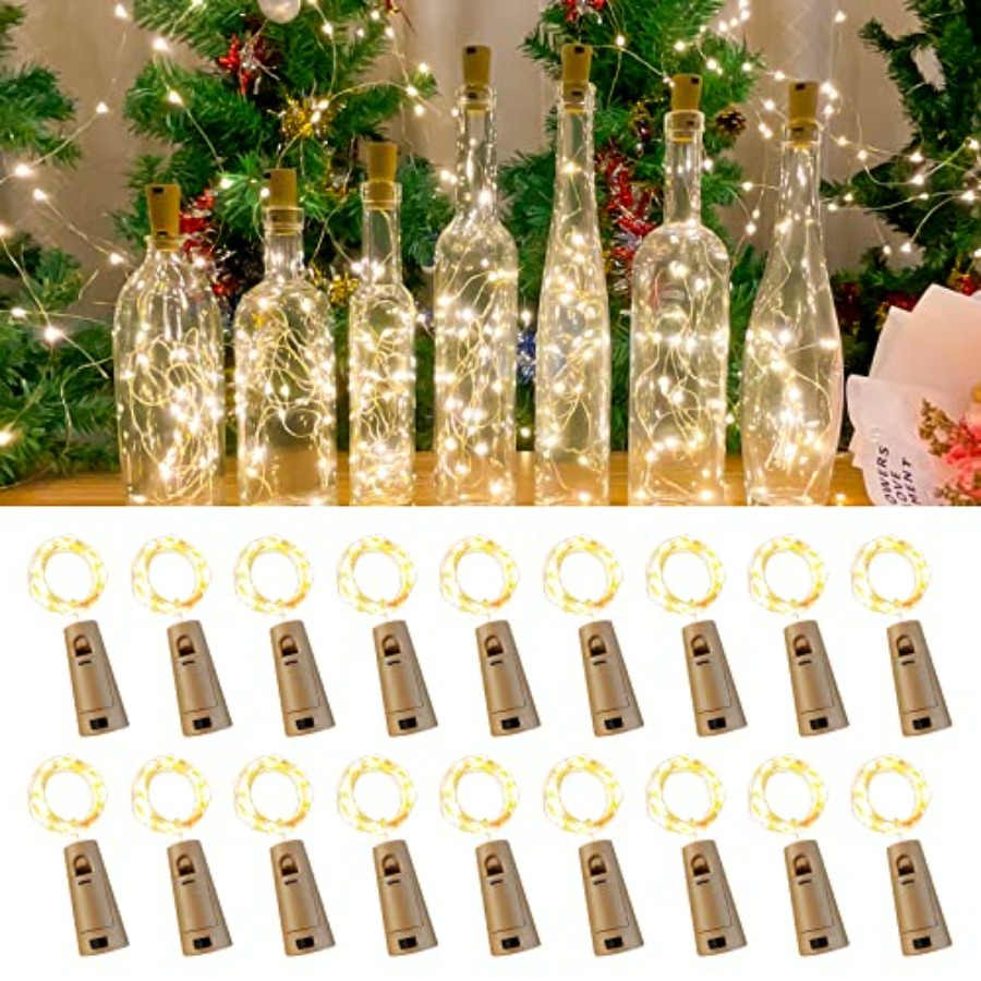 Wine Bottle Lights with Cork,  – Led Fairy String Lights recenzja i cena