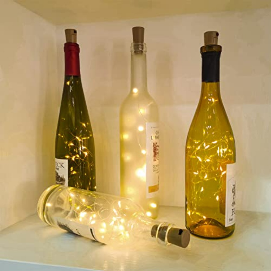 Wine Bottle Lights with Cork,  – Led Fairy String Lights recenzja i cena