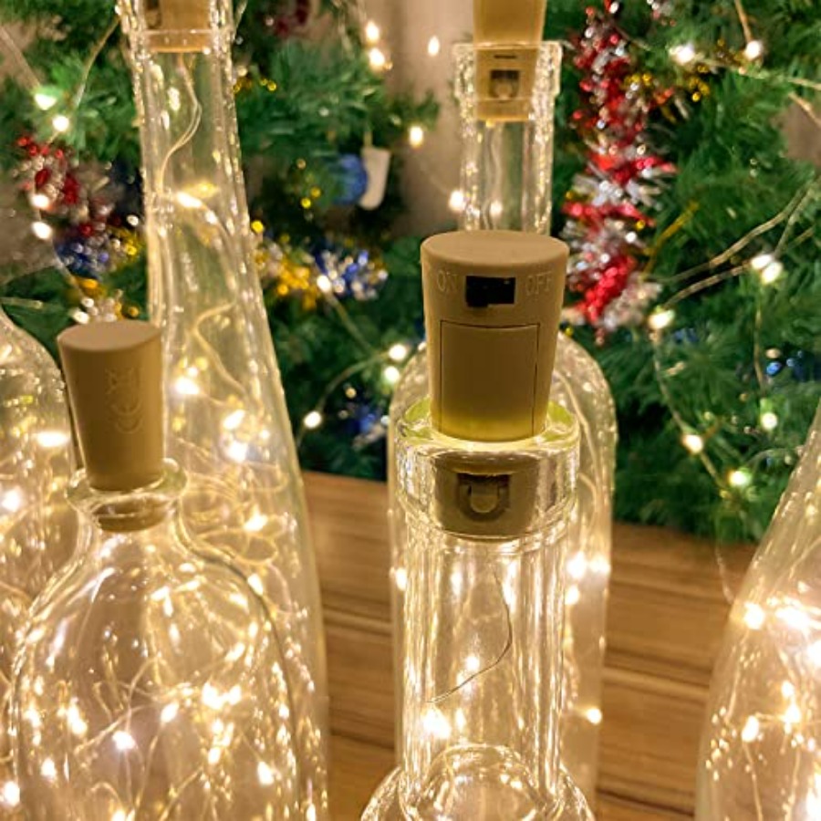 Wine Bottle Lights with Cork,  – Led Fairy String Lights recenzja i cena