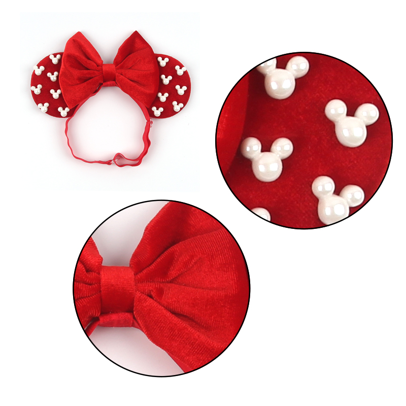 Cute Adjustable Mouse Ears Hea – Ribbon Bow Gift recenzja i cena