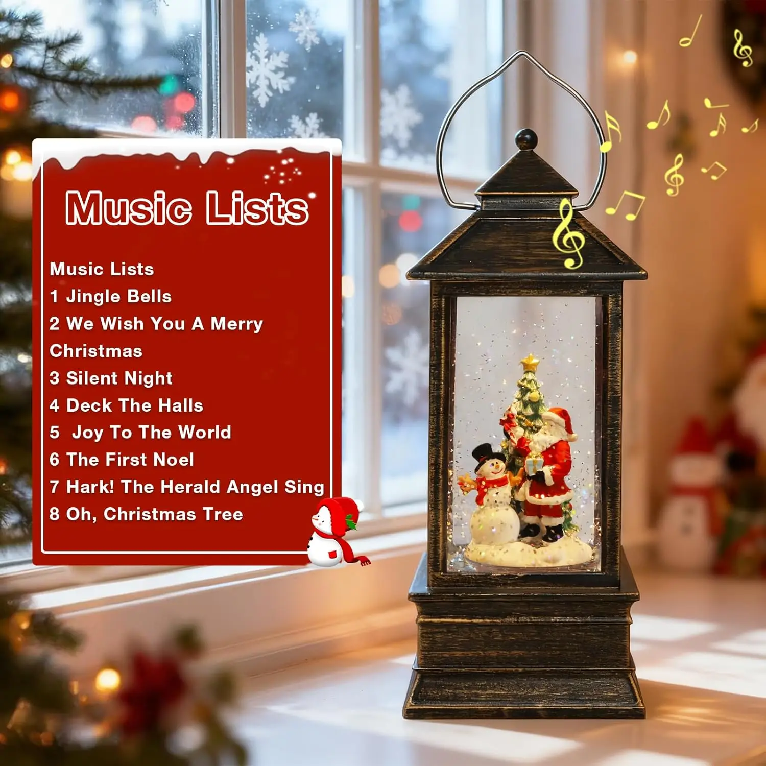 Christmas Snow Globe Lantern w – Snow Globe Musical recenzja i cena