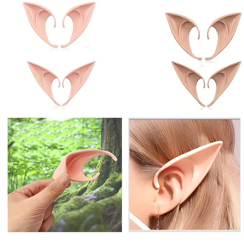 Exquisite Latex Elf Ears for M – Elf Costume Christmas recenzja i cena
