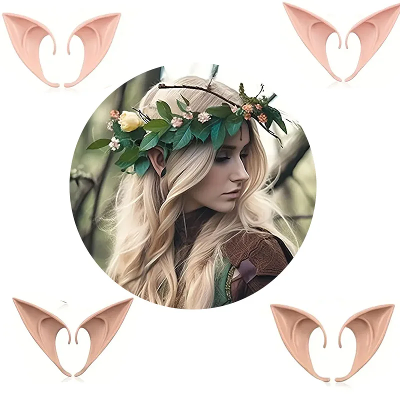 Exquisite Latex Elf Ears for M – Elf Costume Christmas recenzja i cena