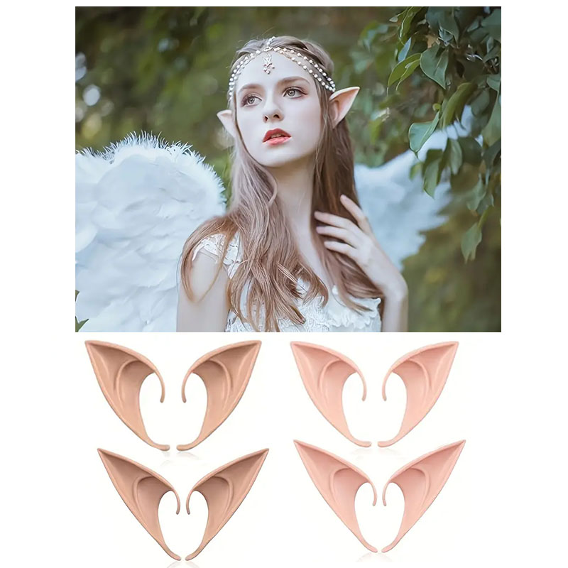 Exquisite Latex Elf Ears for M – Elf Costume Christmas recenzja i cena