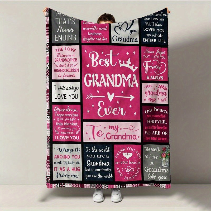 Top Pick Best Grandma Ever Fle – Christmas Throw Blanket recenzja i cena