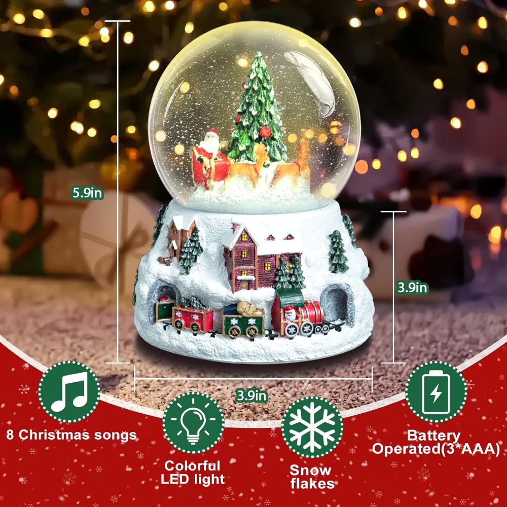 5.9-Inch Musical Snow Globe wi – Snow Globe Musical recenzja i cena