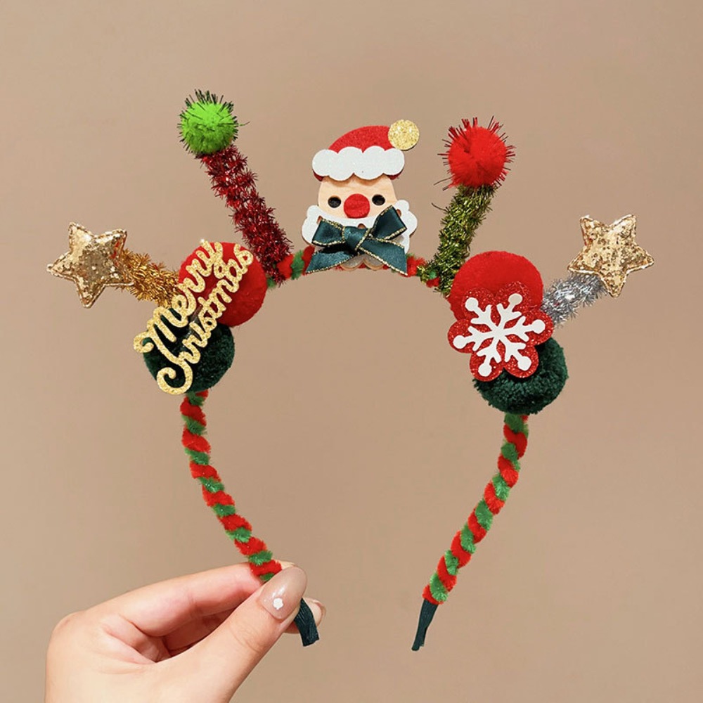 Plush LED Christmas Headband G – Reindeer Antlers Headband recenzja i cena