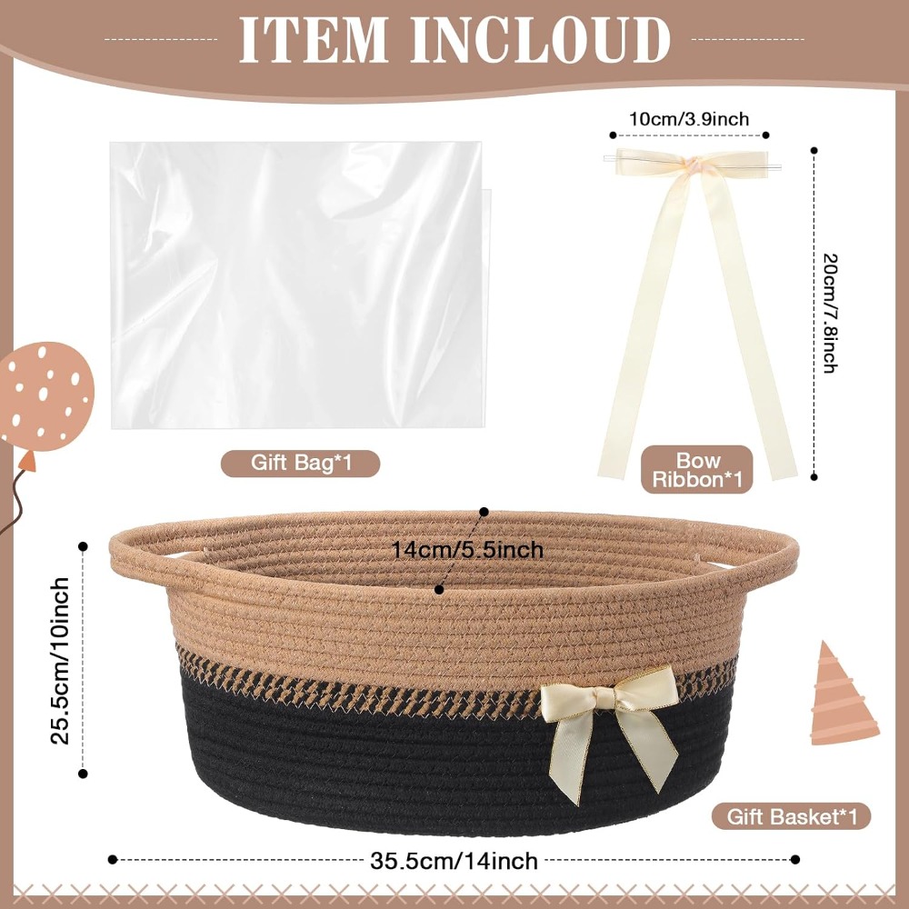 Woven Basket for Gift Empty wi – Gift Box Wrap Set recenzja i cena
