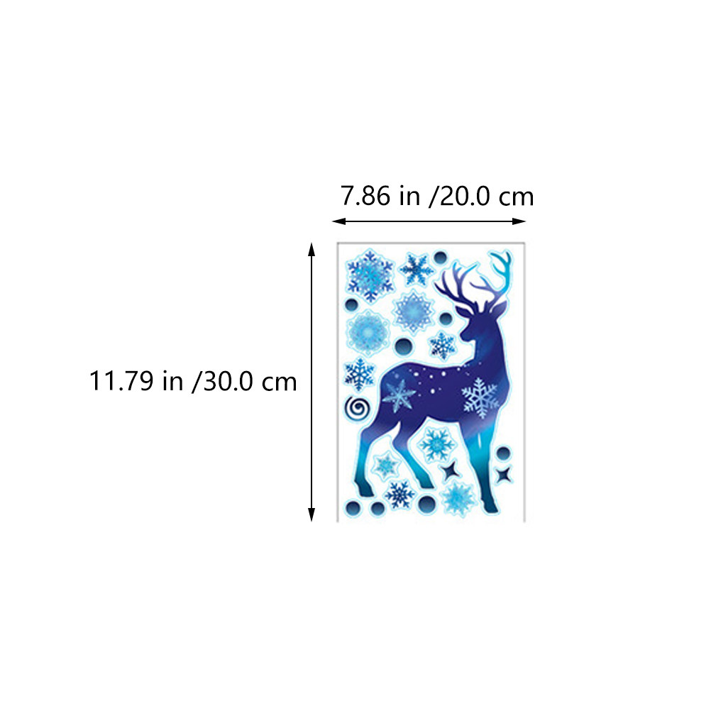 9 Sheets Christmas Window Deca – Snowflake Window Decal recenzja i cena