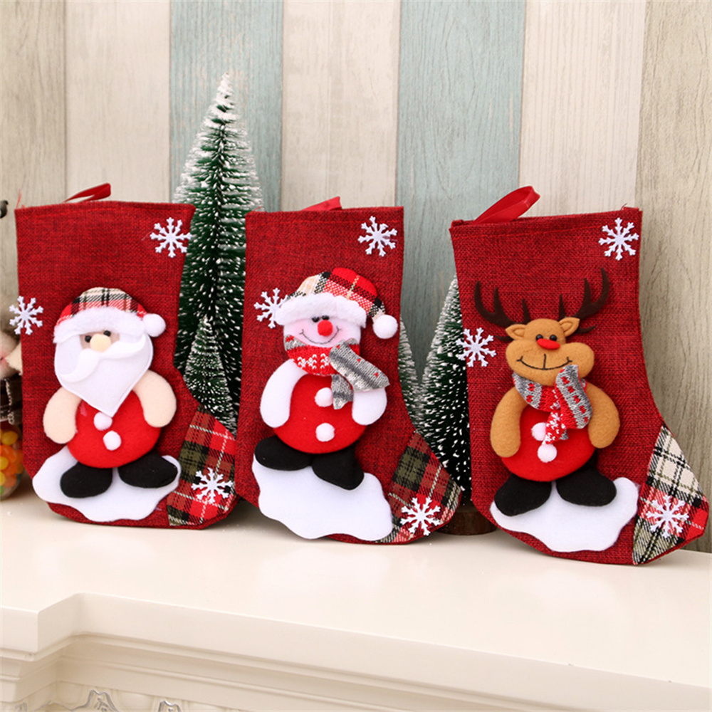 Linen Christmas Stockings Gift – Christmas Stocking Hanging recenzja i cena