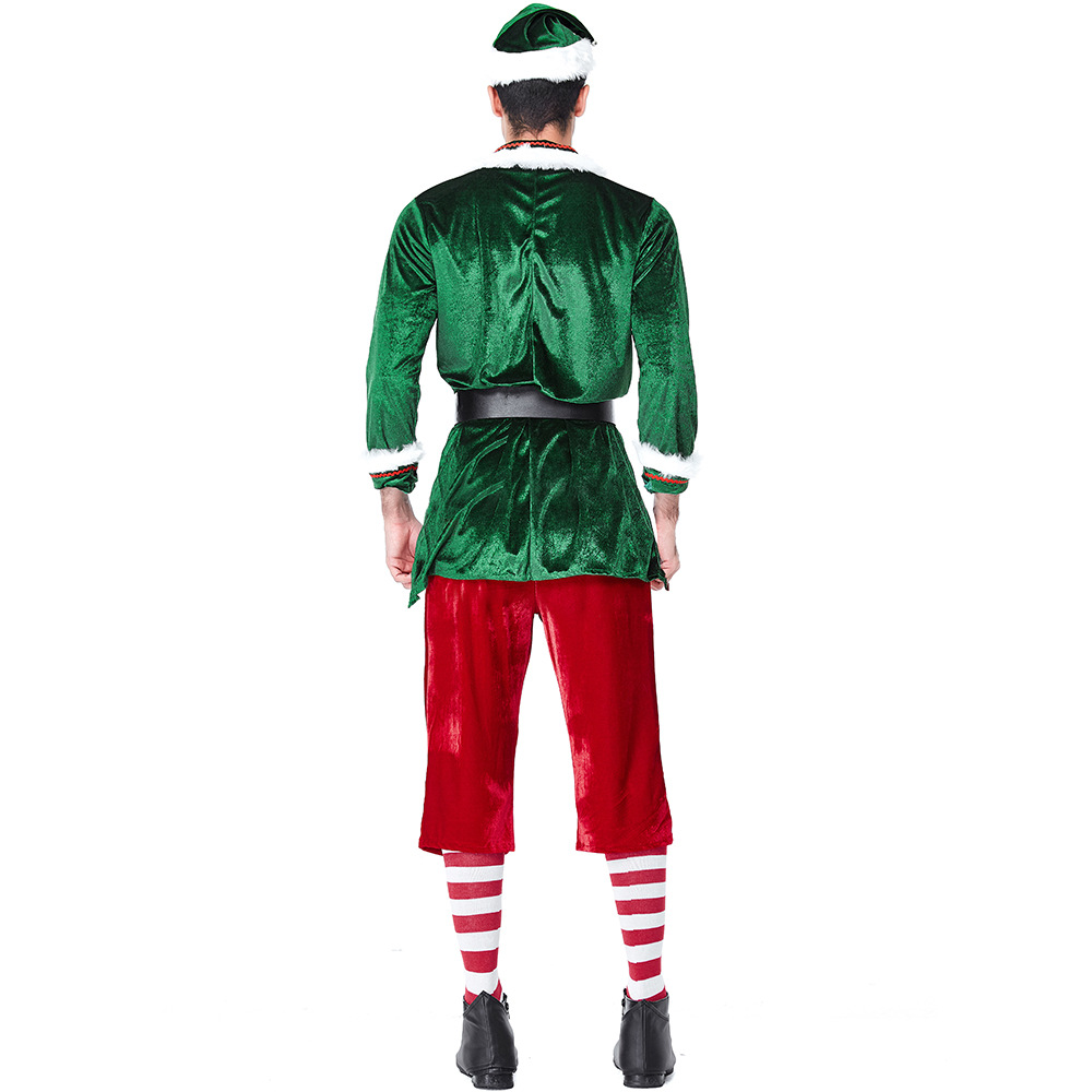 Santa Claus Costume Women Men  – Elf Costume Christmas recenzja i cena