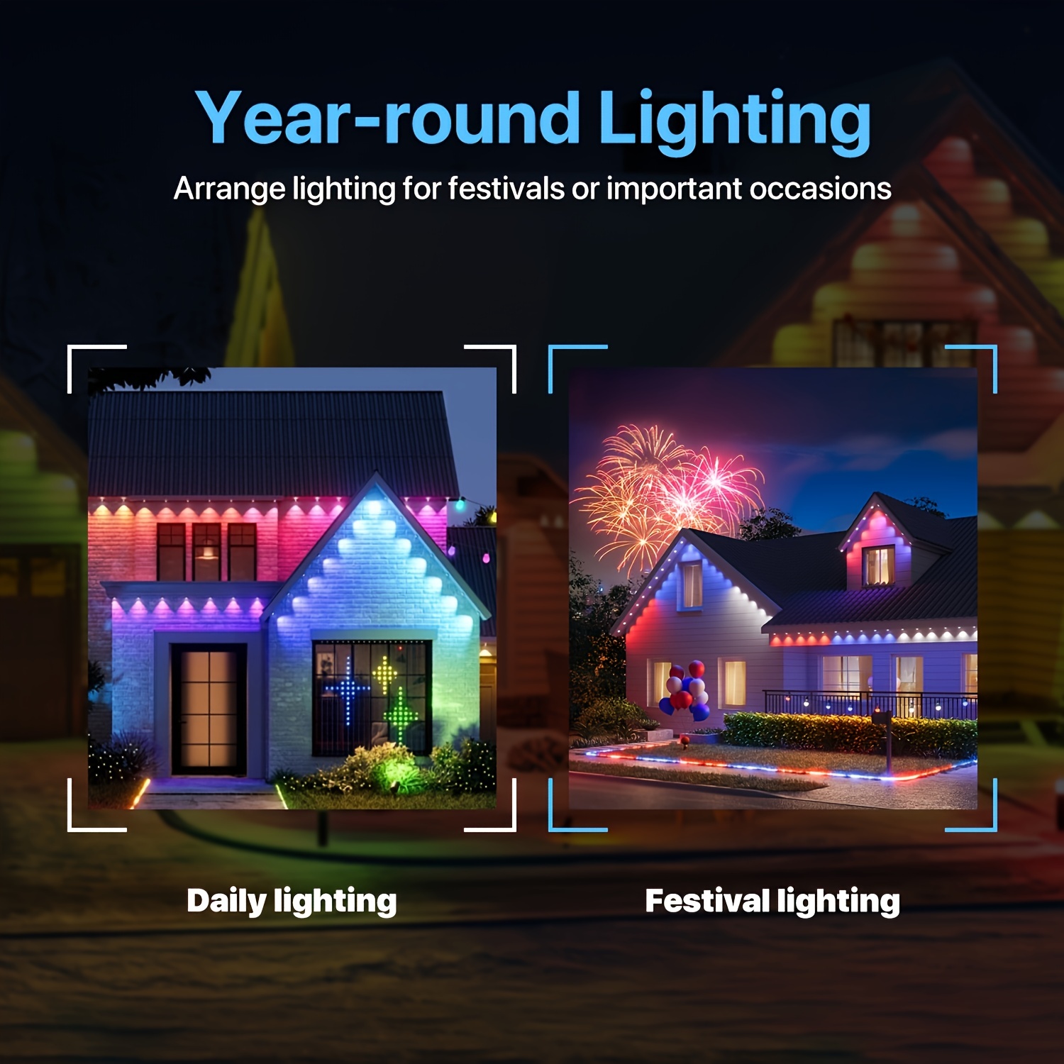 RGB+IC Smart Outdoor Eaves Lig – Christmas Lights Outdoor recenzja i cena