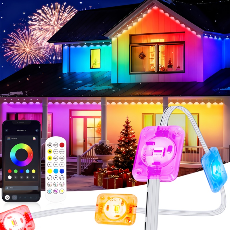RGB+IC Smart Outdoor Eaves Lig – Christmas Lights Outdoor recenzja i cena