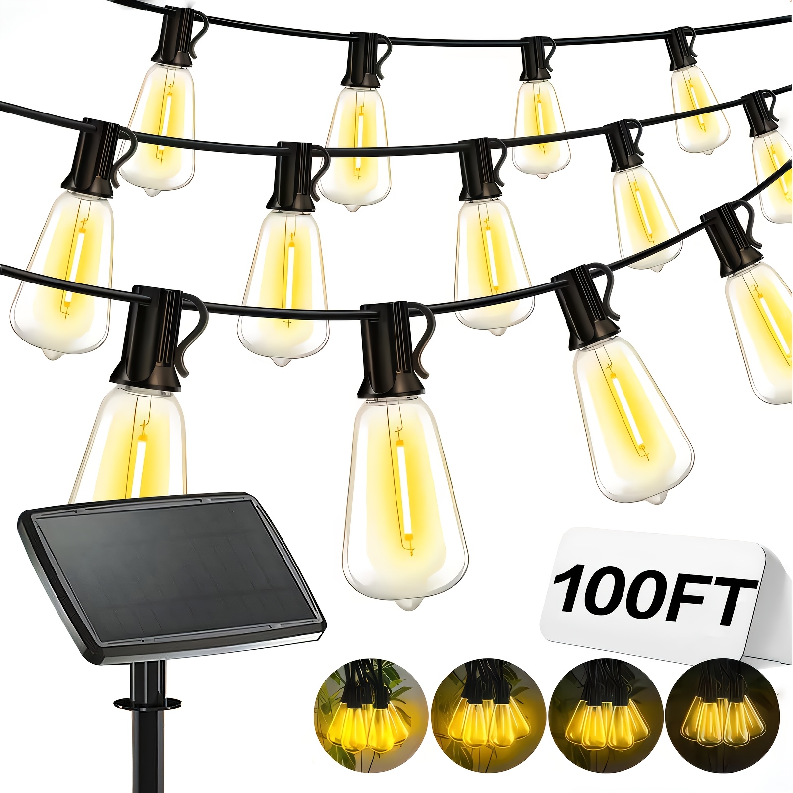 Solar Lights Outdoor, 100ft Pa – Christmas Lights Outdoor recenzja i cena