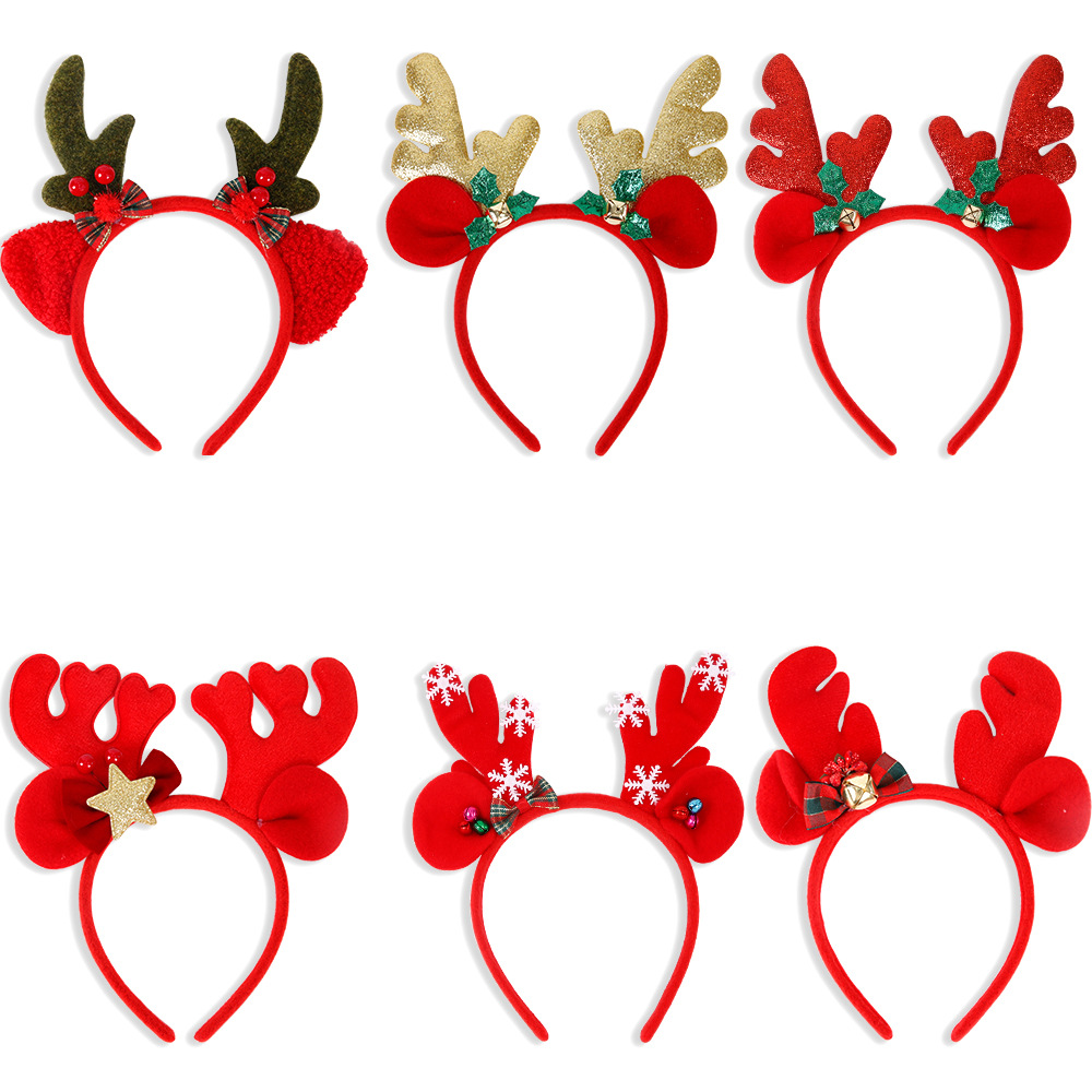 Merry Christmas Headband Reind – Reindeer Antlers Headband recenzja i cena