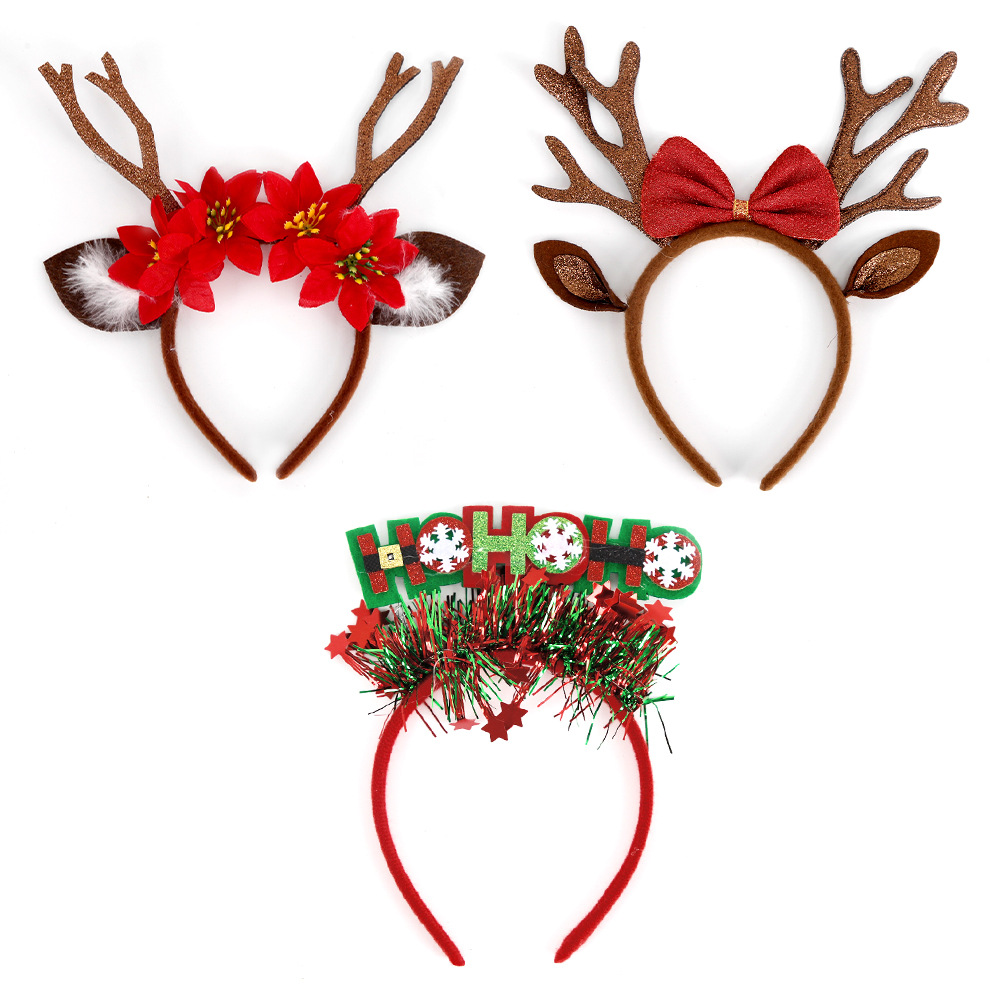 Merry Christmas Headband Reind – Reindeer Antlers Headband recenzja i cena